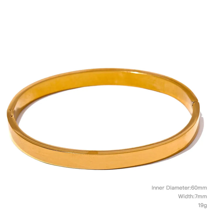 Simple wide fashion bracelet bangle