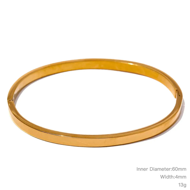 Simple wide fashion bracelet bangle