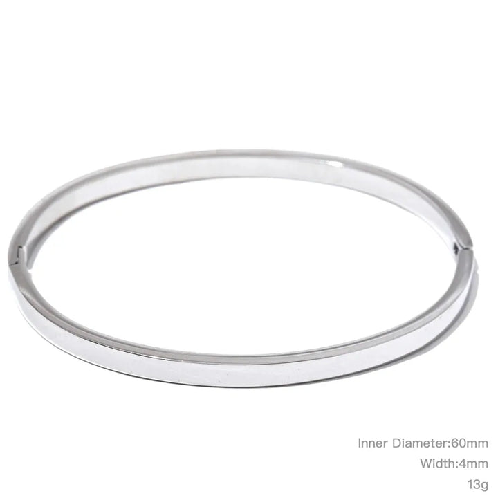 Simple wide fashion bracelet bangle