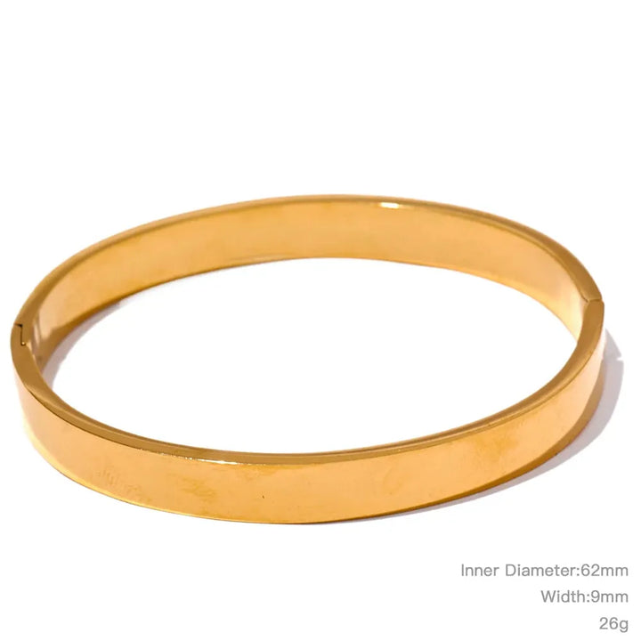 Simple wide fashion bracelet bangle