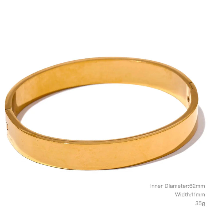 Simple wide fashion bracelet bangle