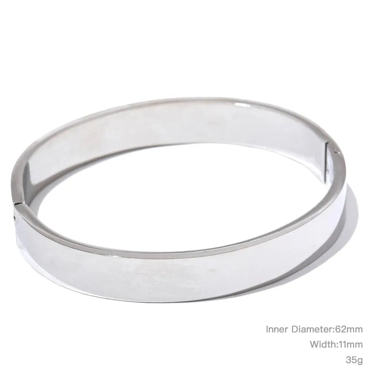 Simple wide fashion bracelet bangle