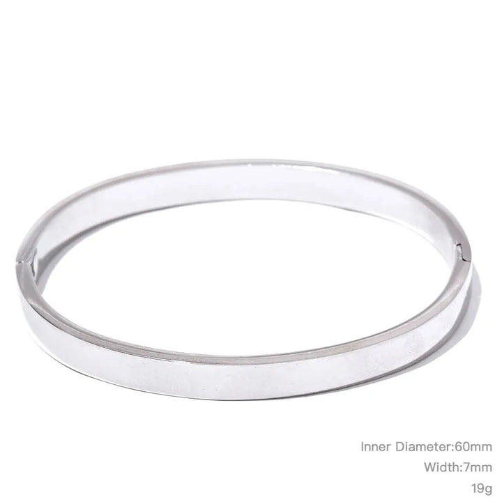 Simple wide fashion bracelet bangle